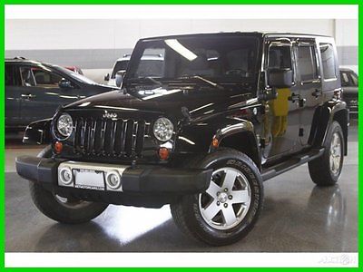 Jeep : Wrangler Unlimited Sahara 2010 jeep wrangler unlimited sahara 6 speed 2 tops low miles carfax certified