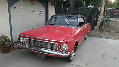 Plymouth : Other Valiant Signet 200 1963 plymouth valiant signet 200 convertible