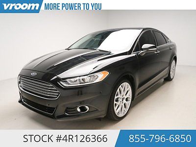 Ford : Fusion Titanium Certified 2014 16K MILES 1 OWNER 2014 ford fusion titanium 16 k miles rearcam sunroof 1 owner clean carfax vroom