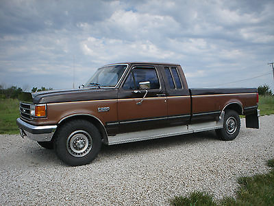 Ford : F-250 XLT Lariat Extended Cab Pickup 2-Door 1989 ford f 250 lariat pick up big block 460 5 speed manual 2 owner 66 891 miles