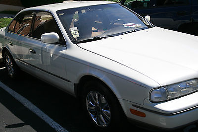 Infiniti : Q45 PEARL WHITE 1991 collectors car pearl white custom wheels engine in good condition
