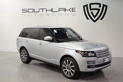 Land Rover : Range Rover Autobiography 2015 lr rr autobiography rare silver red combo rr protection wheel lock pack