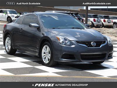 Nissan : Altima 4 Cylinder 2.5 Coupe Warranty Used 2012 Nissian Altima 2.5 Coupe Black Bluetooth Automatic alloys