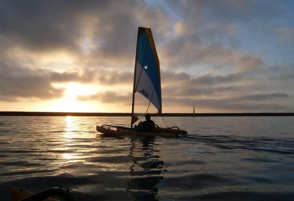 New! 2014 Hobie Adventure Island sailing kayak