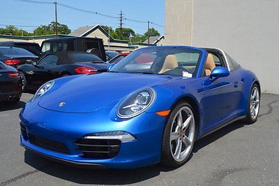 Porsche : 911 Targa 4S PDK AWD Certified Pre-Owned CPO Two Tone Leather Sport Exhaust Premium Plus Power Bose SportTechno Clear Crest