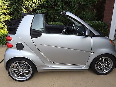 Smart : Fortwo Cabriolet Soft Top Convertible 2009 silver brabus smart fortwo cabriolet convertible