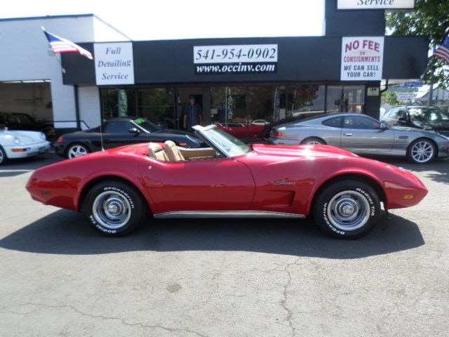 Chevrolet : Corvette Convertible 1974 chevrolet corvette roadster