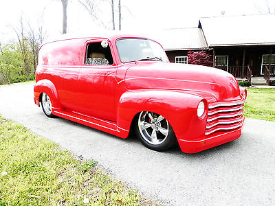 Chevrolet : Other Pickups YES 49 chevy pannel show street rod custm classic hot rod antique no rat pro built