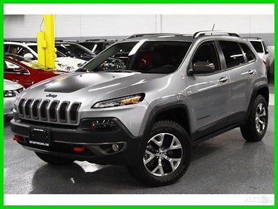 Jeep : Cherokee Trailhawk 2014 jeep cherokee trailhawk 4 x 4 1 owner carfax certified navigation