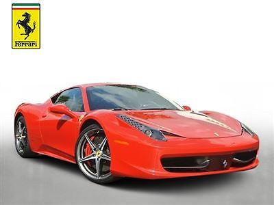 Ferrari : 458 F1 Coupe 2013 458 italia 6 k miles scuderia navigation daytona backup cam carbon leds