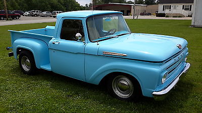 Ford : F-100 Step Side 61 ford f 100 fully restored with stainless hardware all original