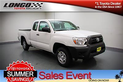 Toyota : Tacoma 2WD Access Cab I4 AT 2 wd access cab i 4 at new 4 dr truck automatic gasoline 2.7 l 4 cyl super white