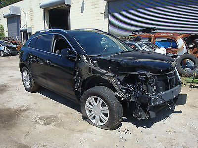 Cadillac : SRX Luxury Sport Utility 4-Door 2010 cadillac srx repairable wreck damage salvage title rebuildable black clean