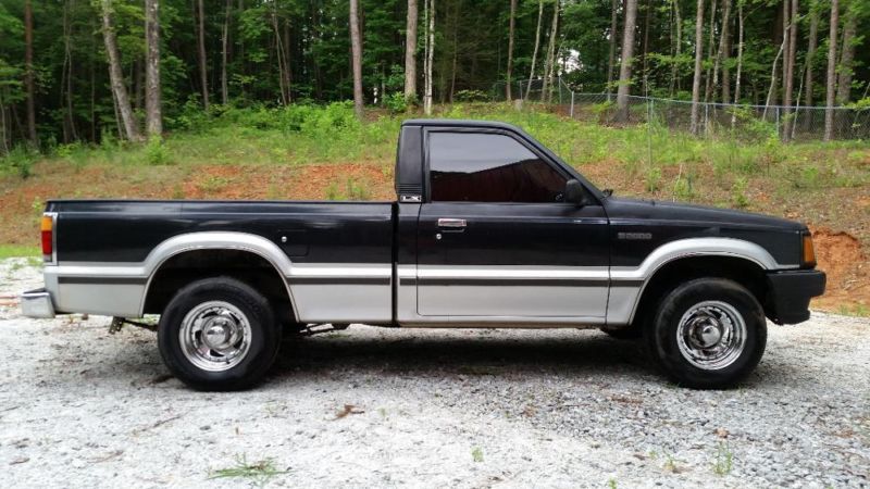 1986 Mazda B2000 pickup truck Black/Silver 205K miles