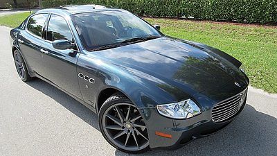 Maserati : Quattroporte Base Sedan 4-Door 2005 maserati quattroporte cd changer xenon bose audio navigation sunroof