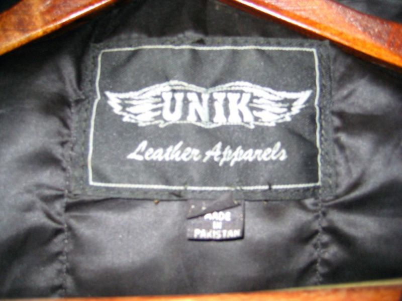 UNIK Confederate Leather vest with pins and patches, 2
