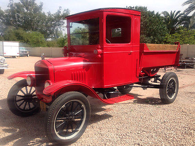 Ford : Model T dump truck 1922 ford model t dump truck 4 cyl 4 spd electric start restored