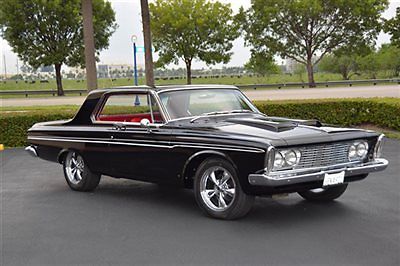 Plymouth : Other Restomod 1963 plymouth fury black red 440 450 hp a c resto mod best of the best 100 k spent