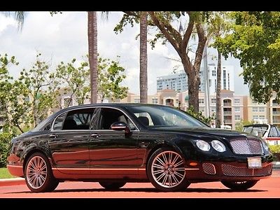Bentley : Continental Flying Spur Speed BELUGA BLACK ONLY 29K MILES SPEED PIANO BLACK ALUMINUM NAIM SOUND VENT SEATS