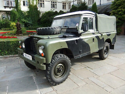 Land Rover : Defender pick up 1984 series iii 109 pick up ffr ex military