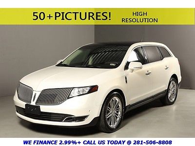 Lincoln : MKT 2014 AWD NAV VISTA PANOROOF ECOBOOST REARCAM 3ROW 2014 all wheel drive nav vista panoroof ecoboost rearcam 3 row pearl white black