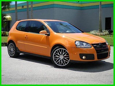 Volkswagen : Golf Fahrenheit 2007 vw gti fahrenheit rare car turbo automatic orange with black leather