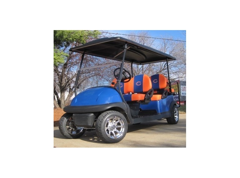 2011 Gsi Sports Themed 6 Passenger Club Car Limo Golf Cart - Pic