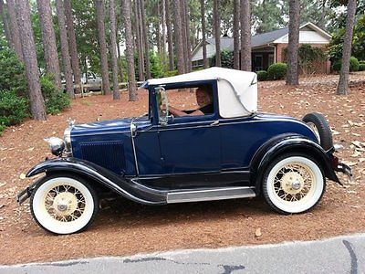 Ford : Model A 1930 ford coupe 85000 miles 4 cylinder rwd 3 speed manual classic