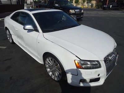 Audi : S5 . 2009 audi s 5 repairable fixable project rebuilder salvage damaged wrecked save