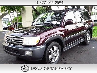 Toyota : Land Cruiser 139K mi One Owner 4WD 139 k mi one owner clean carfax nav rear camera heated leather sunroof 4 wd clean
