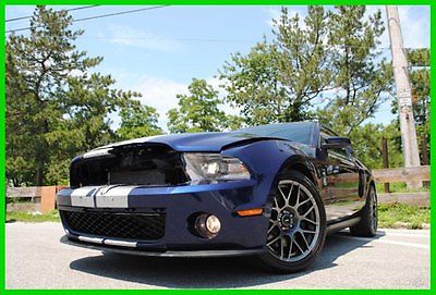 Ford : Mustang SHELBY GT500 5.4L SUPERCHARGED SVT PERFORMANCE NAV Repairable Rebuildable Salvage Wrecked Runs Drives EZ Project Needs Fix Low Mile
