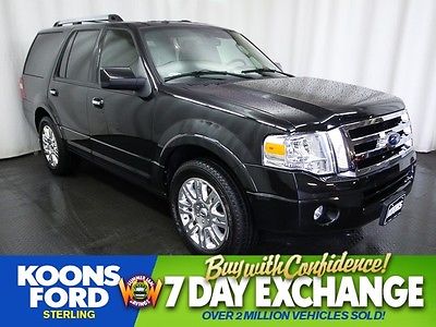 Ford : Expedition Limited 4WD Factory Certified~Navigation~Moonroof~Dual Rear DVD~Quad Seats~Fully Loaded!
