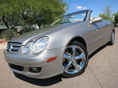 Mercedes-Benz : CLK-Class CLK350 Cabriolet Convertible Chrome Wheels Wood/Leather Premium Pack Loaded Up 2005 2007 2008