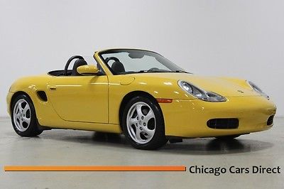 Porsche : Boxster Roadster 00 boxster speed yellow rare low miles sport package traction xenon automatic il