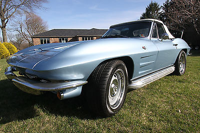 Chevrolet : Corvette stingray 1964 chevrolet corvette stingray convertible zz 4 355 hp muncie 4 speed no reserve