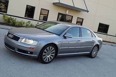 Audi : A8 burl wood deatailing on dashboard, stainless steel 2005 audi a 8 l v 8 quattro 2 nd owner v 8 low miles beautiful interior