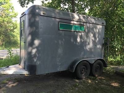 French 2H Bumper Pull Walk Through Trailer - New Floor, Newer Tires, Solid Frame