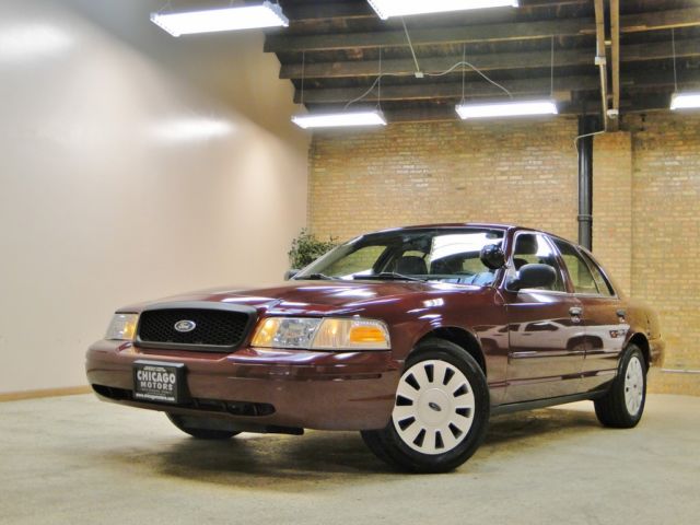 Ford : Crown Victoria P71 POLICE 2008 crown vic p 71 police dk toreador red 106 k miles well kept clean