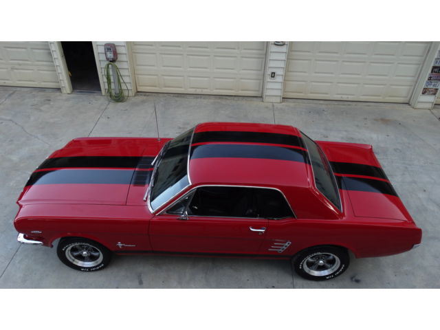 Ford : Mustang 1966 mustang shelby stripes v 8 manual transmission