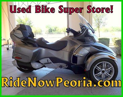 Can-Am : Spyder 2012 can am spyder roadster rt audio and convenience used