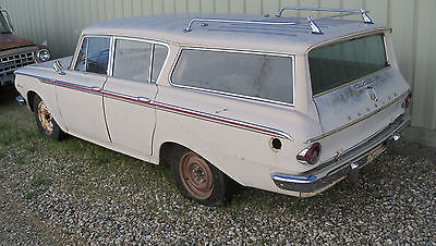 Other Makes : WAGON Wagon 1962 rambler american station wagon project cool patina rat rod cruiser