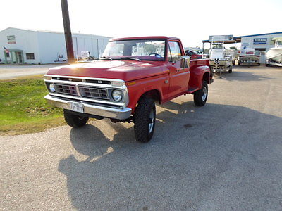 Ford : F-250 STEPSIDE 1976 f 250 4 x 4 ford stepside longbed in great condition