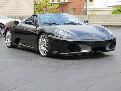 Ferrari : 430 430 F1 Spyder in Black  2008 ferrari f 430 black with red low miles