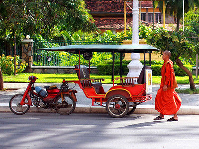 Tuk Tuk imported from Cambodia, authentic and handmade