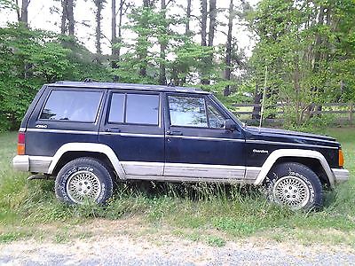 Jeep : Cherokee Country Sport Utility 4-Door 1995 jeep cherokee country whole or good parts mechanics special