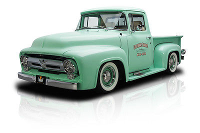 Ford : F-100 Pickup Truck Frame Off Built F100 Pickup 5.0L EFI Coyote V8 A0DE 4 Speed Auto PS A/C Leather