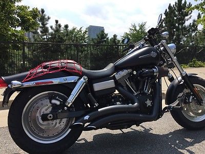 Harley-Davidson : Dyna 2010 harley fat bob fxdf matte black excellent condition