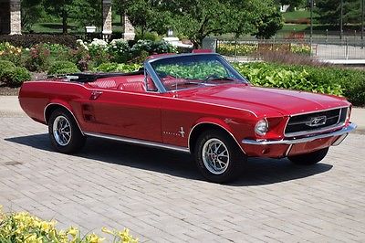Ford : Mustang Convertible 289 V8, Auto, Ready to Show or Drive!  1967 ford mustang convertible 289 v 8 automatic loaded with options