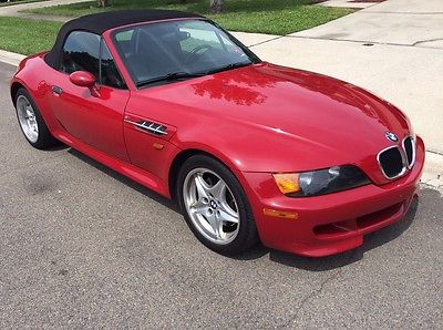 BMW : M Roadster & Coupe Z3 M Roadster Convertible  98 bmw m roadster z 3 m e 36 7 in excellent red blk convertible 5 spd not m 3 m 5