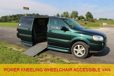 Chevrolet : Uplander Handicap Wheelchair Accessible 2005 braun handicap power ramp kneeling van wheelchair accessible low miles nice